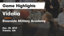 Vidalia  vs Riverside Military Academy  Game Highlights - Dec. 20, 2019