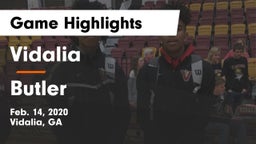 Vidalia  vs Butler  Game Highlights - Feb. 14, 2020