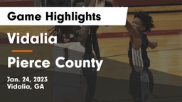 Vidalia  vs Pierce County  Game Highlights - Jan. 24, 2023