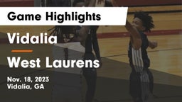 Vidalia  vs West Laurens  Game Highlights - Nov. 18, 2023