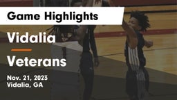Vidalia  vs Veterans  Game Highlights - Nov. 21, 2023