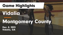 Vidalia  vs Montgomery County  Game Highlights - Dec. 8, 2023