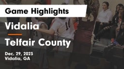Vidalia  vs Telfair County  Game Highlights - Dec. 29, 2023