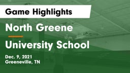 North Greene  vs University School Game Highlights - Dec. 9, 2021