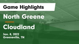 North Greene  vs Cloudland  Game Highlights - Jan. 8, 2022