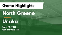North Greene  vs Unaka  Game Highlights - Jan. 20, 2022