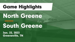 North Greene  vs South Greene  Game Highlights - Jan. 22, 2022
