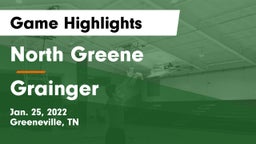 North Greene  vs Grainger  Game Highlights - Jan. 25, 2022