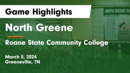 North Greene  vs Roane State Community College Game Highlights - March 5, 2024