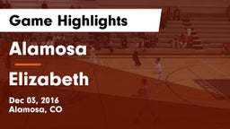 Alamosa  vs Elizabeth  Game Highlights - Dec 03, 2016