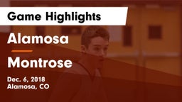 Alamosa  vs Montrose  Game Highlights - Dec. 6, 2018