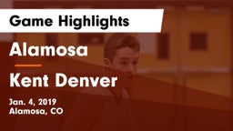 Alamosa  vs Kent Denver  Game Highlights - Jan. 4, 2019