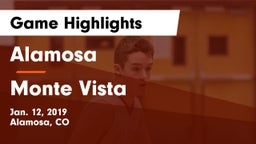 Alamosa  vs Monte Vista  Game Highlights - Jan. 12, 2019