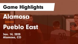 Alamosa  vs Pueblo East  Game Highlights - Jan. 14, 2020