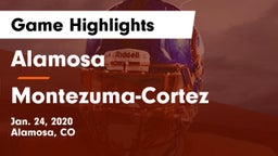 Alamosa  vs Montezuma-Cortez  Game Highlights - Jan. 24, 2020