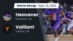 Recap: Heavener  vs. Valliant  2023