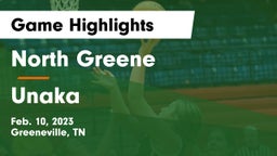 North Greene  vs Unaka  Game Highlights - Feb. 10, 2023