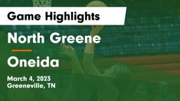 North Greene  vs Oneida  Game Highlights - March 4, 2023