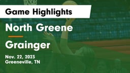North Greene  vs Grainger  Game Highlights - Nov. 22, 2023