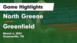 North Greene  vs Greenfield  Game Highlights - March 6, 2024