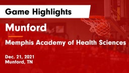 Munford  vs Memphis Academy of Health Sciences  Game Highlights - Dec. 21, 2021