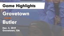 Grovetown  vs Butler  Game Highlights - Dec. 3, 2019