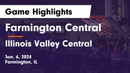 Farmington Central  vs Illinois Valley Central  Game Highlights - Jan. 6, 2024