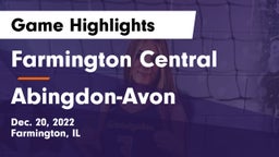 Farmington Central  vs Abingdon-Avon  Game Highlights - Dec. 20, 2022