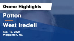 Patton  vs West Iredell  Game Highlights - Feb. 18, 2020
