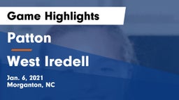 Patton  vs West Iredell  Game Highlights - Jan. 6, 2021