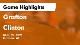 Grafton  vs Clinton Game Highlights - Sept. 25, 2021