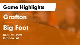 Grafton  vs Big Foot  Game Highlights - Sept. 25, 2021