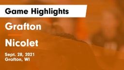 Grafton  vs Nicolet  Game Highlights - Sept. 28, 2021