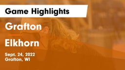 Grafton  vs Elkhorn  Game Highlights - Sept. 24, 2022