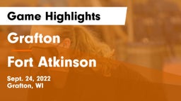 Grafton  vs Fort Atkinson  Game Highlights - Sept. 24, 2022