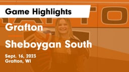 Grafton  vs Sheboygan South  Game Highlights - Sept. 16, 2023