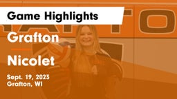 Grafton  vs Nicolet  Game Highlights - Sept. 19, 2023