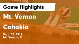 Mt. Vernon  vs Cahokia Game Highlights - Sept. 26, 2019