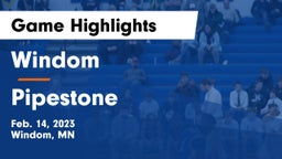 Windom  vs Pipestone  Game Highlights - Feb. 14, 2023