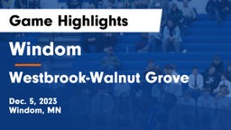 Windom  vs Westbrook-Walnut Grove  Game Highlights - Dec. 5, 2023