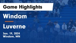 Windom  vs Luverne  Game Highlights - Jan. 19, 2024