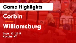 Corbin  vs Williamsburg   Game Highlights - Sept. 12, 2019