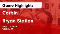 Corbin  vs Bryan Station  Game Highlights - Sept. 12, 2020