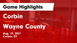 Corbin  vs Wayne County  Game Highlights - Aug. 19, 2021
