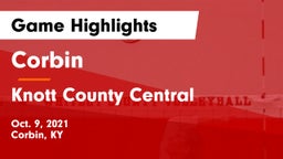 Corbin  vs Knott County Central  Game Highlights - Oct. 9, 2021