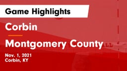 Corbin  vs Montgomery County  Game Highlights - Nov. 1, 2021