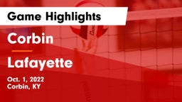 Corbin  vs Lafayette  Game Highlights - Oct. 1, 2022