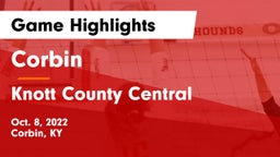Corbin  vs Knott County Central  Game Highlights - Oct. 8, 2022