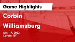 Corbin  vs Williamsburg   Game Highlights - Oct. 17, 2022