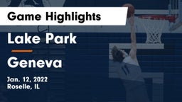 Lake Park  vs Geneva  Game Highlights - Jan. 12, 2022